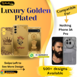 Nothing Phone 3A Pro Luxury Golden Back Glass