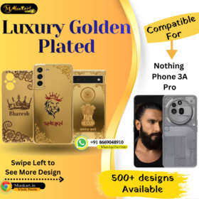 Nothing Phone 3A Pro Luxury Golden Back Glass