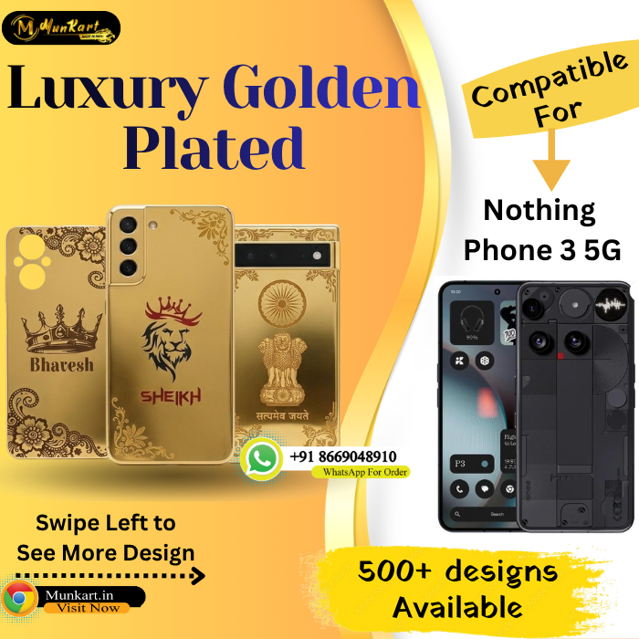Nothing Phone 3 5G Stylish Golden Panel