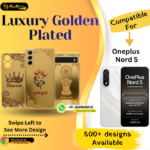 OnePlus Nord 5 Luxury Golden Back Glass