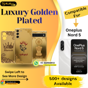 OnePlus Nord 5 Luxury Golden Back Glass