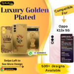 Oppo K13x 5G Luxury Golden Back Glass
