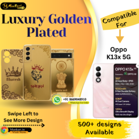 Oppo K13x 5G Luxury Golden Back Glass