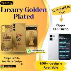 Oppo K13 Turbo Stylish Golden Panel