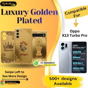 Oppo K13 Turbo Pro Premium Golden Back Plate