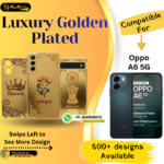 Oppo A6 5G Luxury Golden Back Glass