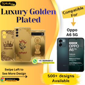 Oppo A6 5G Luxury Golden Back Glass