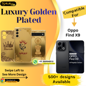 Oppo Find X9 Premium Golden Back Glass