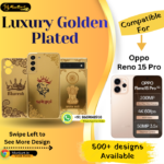 Oppo Reno 15 Pro Premium Golden Back Plate