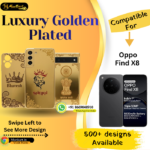 Oppo Find X8 Luxury Golden Back Glass