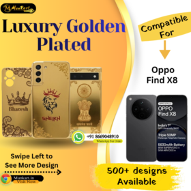 Oppo Find X8 Luxury Golden Back Glass