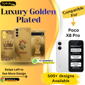 Poco X8 Pro 5G Premium Golden Back Panel