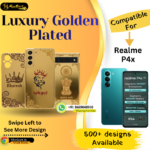 Realme P4x 4G Luxury Golden Glass