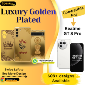 Realme GT 8 Pro Premium Golden Back Panel