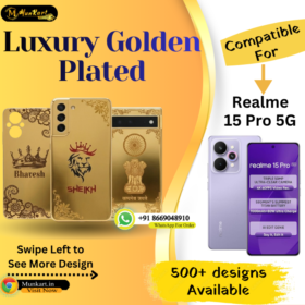 Realme 15 Pro 5G Stylish Golden Panel