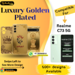 Realme C73 5G Stylish Golden Panel