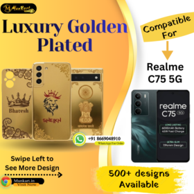Realme C75 5G Premium Golden Back Plate