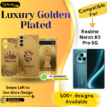 Realme Narzo 80 Pro 5G Premium Golden Back Glass