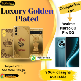 Realme Narzo 80 Pro 5G Premium Golden Back Glass