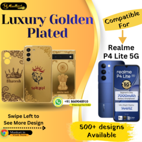 Realme P4 Lite 5G Premium Golden Back Panel