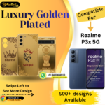 Realme P3x 5G Luxury Golden Mobile Panel