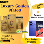 Realme Narzo Power Luxury Golden Back Glass