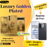 Realme 16 Pro Plus Exclusive Golden Back Glass