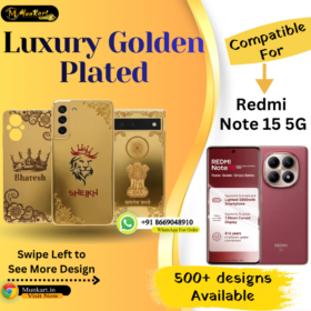 Redmi Note 15 5G Premium Golden Back Panel