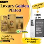 Redmi 15 5G Stylish Golden Mobile Panel