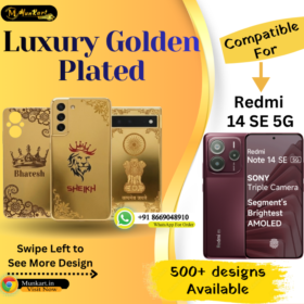 Redmi 14 SE 5G Premium Golden Back Plate