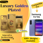 Samsung F17 5G Stylish Golden Back Plate
