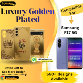 Samsung F17 5G Stylish Golden Back Plate