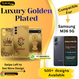 Samsung M36 5G Premium Golden Back Glass