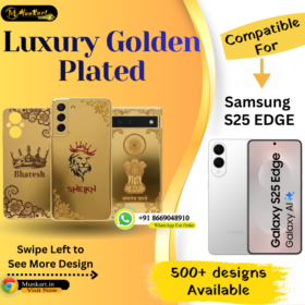 Samsung S25 EDGE Luxury Golden Panel