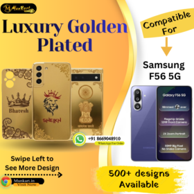Samsung F56 5G Premium Golden Back Plate