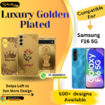 Samsung F16 5G Premium Golden Back Glass