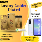 Samsung A36 5G Premium Golden Back Plate
