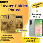 Samsung A56 5G Stylish Golden Mobile Panel
