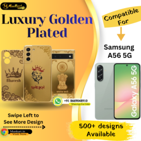 Samsung A56 5G Stylish Golden Mobile Panel