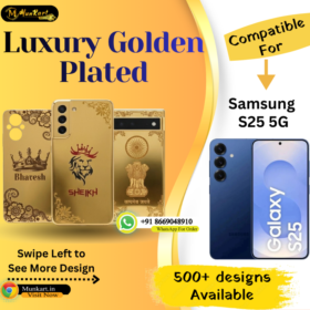 Samsung S25 5G Premium Golden Back Plate
