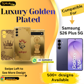Samsung S26 Plus 5G Stylish Golden Panel