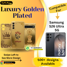 Samsung S26 Ultra 5G Luxury Golden Back Glass