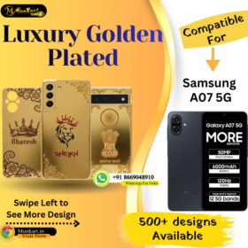 Samsung A07 5G Premium Golden Back Plate