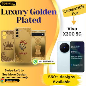 Vivo X300 5G Premium Golden Back Glass