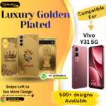 Vivo Y31 5G Luxury Golden Mobile Panel