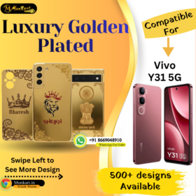 Vivo Y31 5G Luxury Golden Mobile Panel