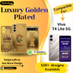 Vivo T4 Lite 5G Premium Golden Back Glass