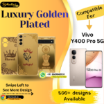 Vivo Y400 Pro 5G Premium Golden Back Plate