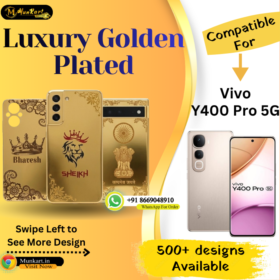 Vivo Y400 Pro 5G Premium Golden Back Plate