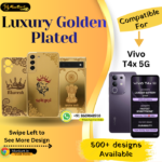 Vivo T4x 5G Stylish Golden Mobile Panel